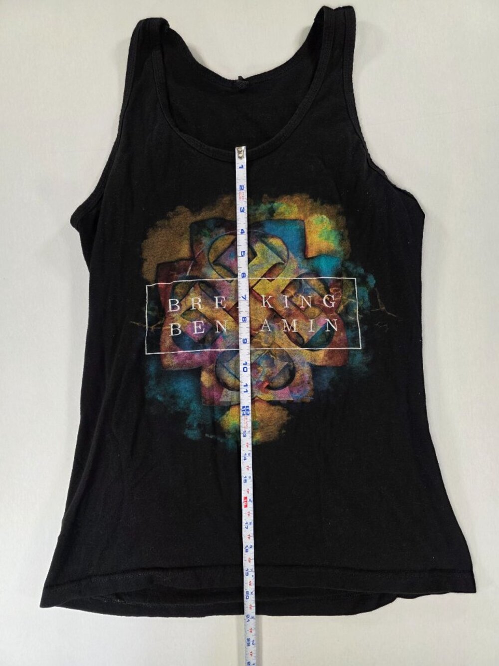 Breaking Benjamin Tank Top Crop Top Black Men's See Description for Size Info - Picture 3 of 7